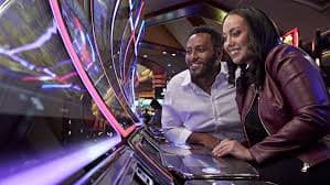 Neon entertainment dashboard with sports and game category panels